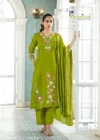 Orion By Karissa Heavy Viscose Roman Kurti With Bottom Dupatta